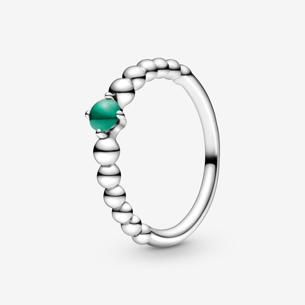 May Birthstone Beaded Ring 198867C05 Pandojewelry